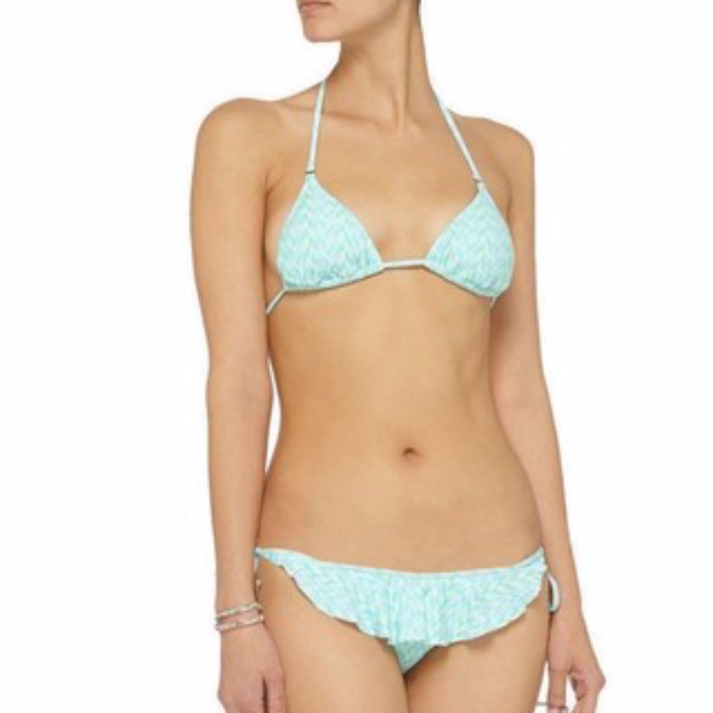 Melissa Odabash Laguna Printed Triangle Bikini